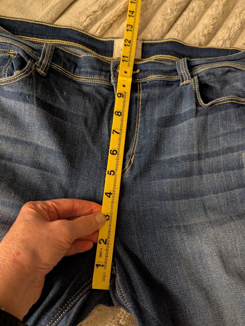 id:23, size 33, Skinny jeans, dark - Picture 6 of 7